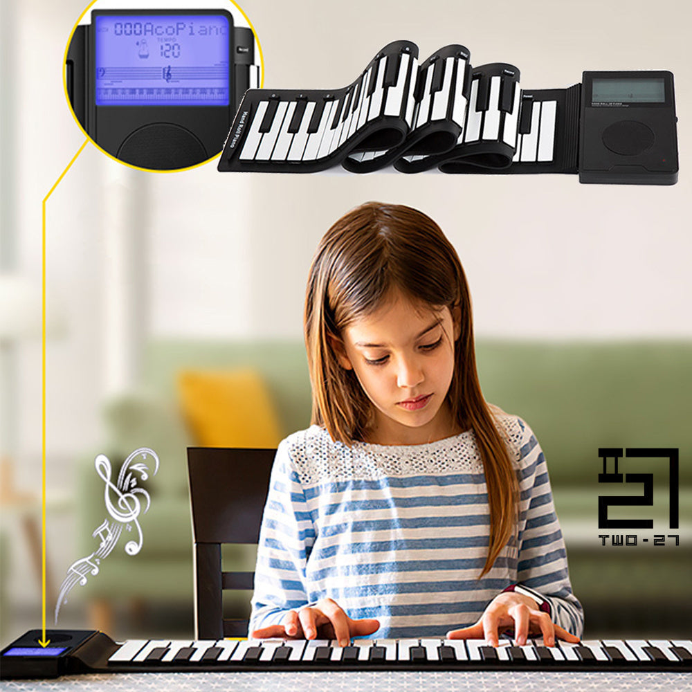 E Piano Flexible 88-key Digital Roll Up Piano