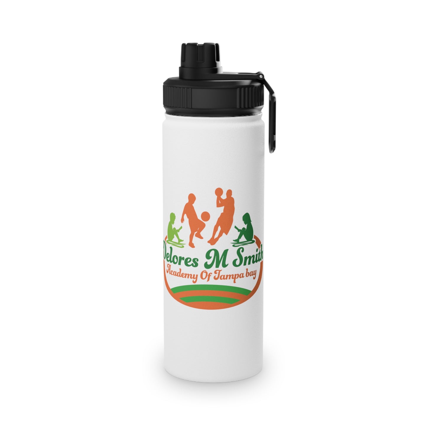 DMS Stainless Steel Water Bottle, Sports Lid