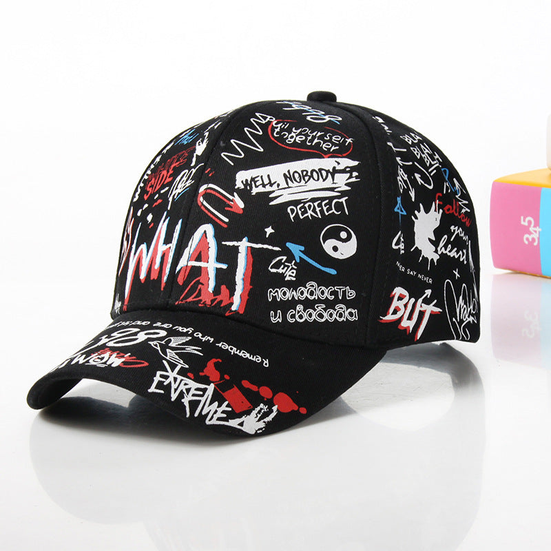 Kids Casual Graffiti Baseball Hat